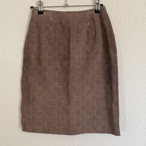 90s suede mini skirt abstract‎